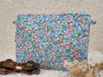 Pochette tissu pastel fleuri