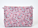Trousse de toilette rose grenadine