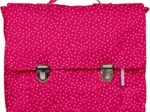 Cartable etoile or fuchsia