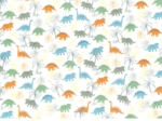 Coupon tissu 1 m dinosaures ex1061
