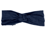 Bandeaux jersey tressé adulte bleu marine