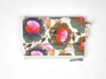 Mini pochette porte-monnaie fleur de thé