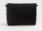 Trousse de toilette matelassé hexagonal noir