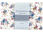 Coupon tissu 1 m fleur vintage ex1086