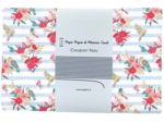Coupon tissu 1 m horizons fleuris