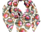 Foulard pompon fleur de thé