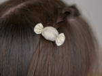 Petite barrette mini bonbon  lin pailleté