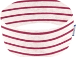 Bandeaux jersey  rayure rose pailleté