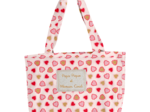Sac tote bag pliable petits coeurs