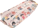 Trousse double compartiment petites filles pop