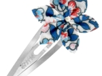 Barrette clic-clac fleur étoile london fleuri