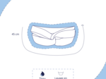 Bandeau croisé enfant shanti
