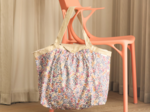 Sac cabas moyen comptine enchantée rose