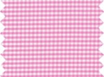 Coupon tissu 50 cm vichy fuchsia
