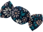 Petite barrette mini bonbon paquerette marine
