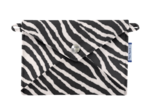 Petite pochette enveloppe zèbre