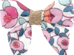 Barrette Mini Noeud Papillon boutons rose