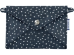 Petite pochette enveloppe etoile argent jean