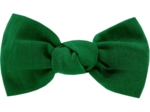 Barrette petit noeud vert vif
