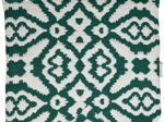 Rabat besace carré grand jacquard vert
