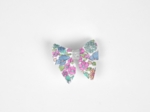 Barrette Mini Noeud Papillon pastel fleuri
