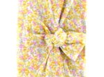 Furoshiki grand 73 x 73 cm mimosa jaune rose