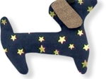 Barrette basset etoile or marine 