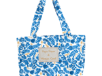 Sac tote bag pliable passion bleue