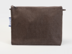 Trousse de toilette jean chocolat