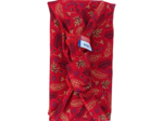 Furoshiki petit 35 x 35 cm tiges rouges de noël ex1013