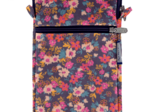 Pochette téléphone matelassée hippie fleurie