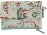 Mini pochette porte-monnaie vert bohème