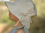 Chapeau de soleil enfant  blanc pailleté