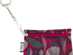 Pochette porte-clés pavot  fuchsia