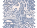 Coupon tissu enduit de 35cm  toile de biche