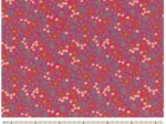 Coupon tissu 1 m badiane framboise