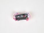 Barrette Noeud Anti-Glisse rose grenadine