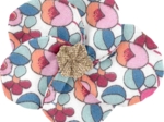 Petite Barrette Pétales de Fleur boutons rose