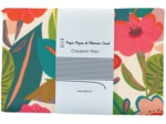 Coupon tissu 1 m fleurs des iles