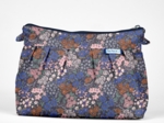 Pochette plissée monet lilas
