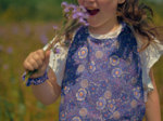 Serviette enfant élastique lavandula