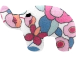 Barrette Eléphanteau boutons rose