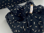 Furoshiki petit 35 x 35 cm  paille dorée noir