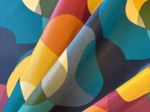 Tissu enduit  au mètre ex2583 colorama