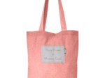 Sac tote bag triangle or poudré