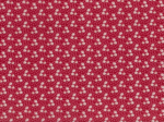 Tissu coton au mètre cosmo rouge ex1009