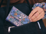 Mini pochette porte-monnaie monet lilas