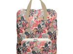 Sac à dos pliable Gaby cerise en fleur