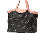 Grand sac cabas en tissu constellations