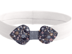 Bandeau jersey bébé noeud seventies